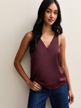 Burgundy Dynamite Tank Blouse
